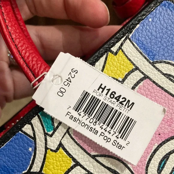 Brighton Multicolor Heart Petite Crossbody Bag with Chain Strap - Picture 3 of 15